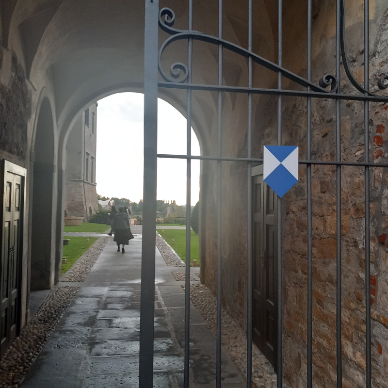 Lo Scudo Blu all'ex monastero di Astino